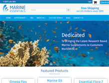 Tablet Screenshot of marineessentials.com
